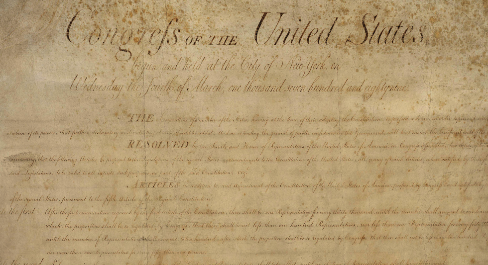 The Bill of Rights