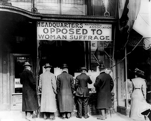 Nineteenth Amendment adopted giving women the right to vote and the Prohibition era started.